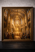 Gothic cathedral grandeur and reverence