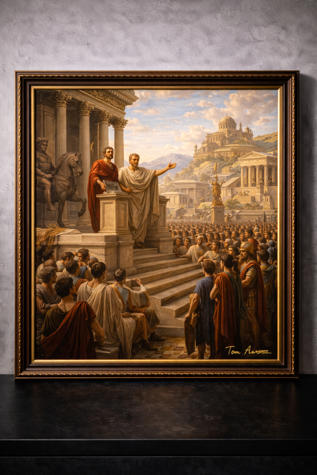 Ancient assembly in classical architecture