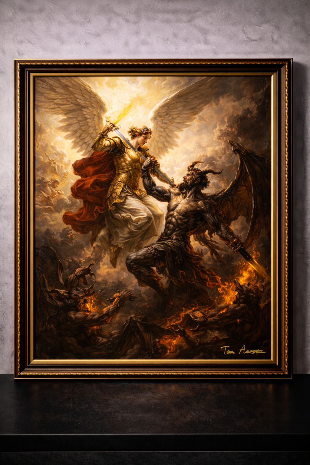 Battle between light and darkness