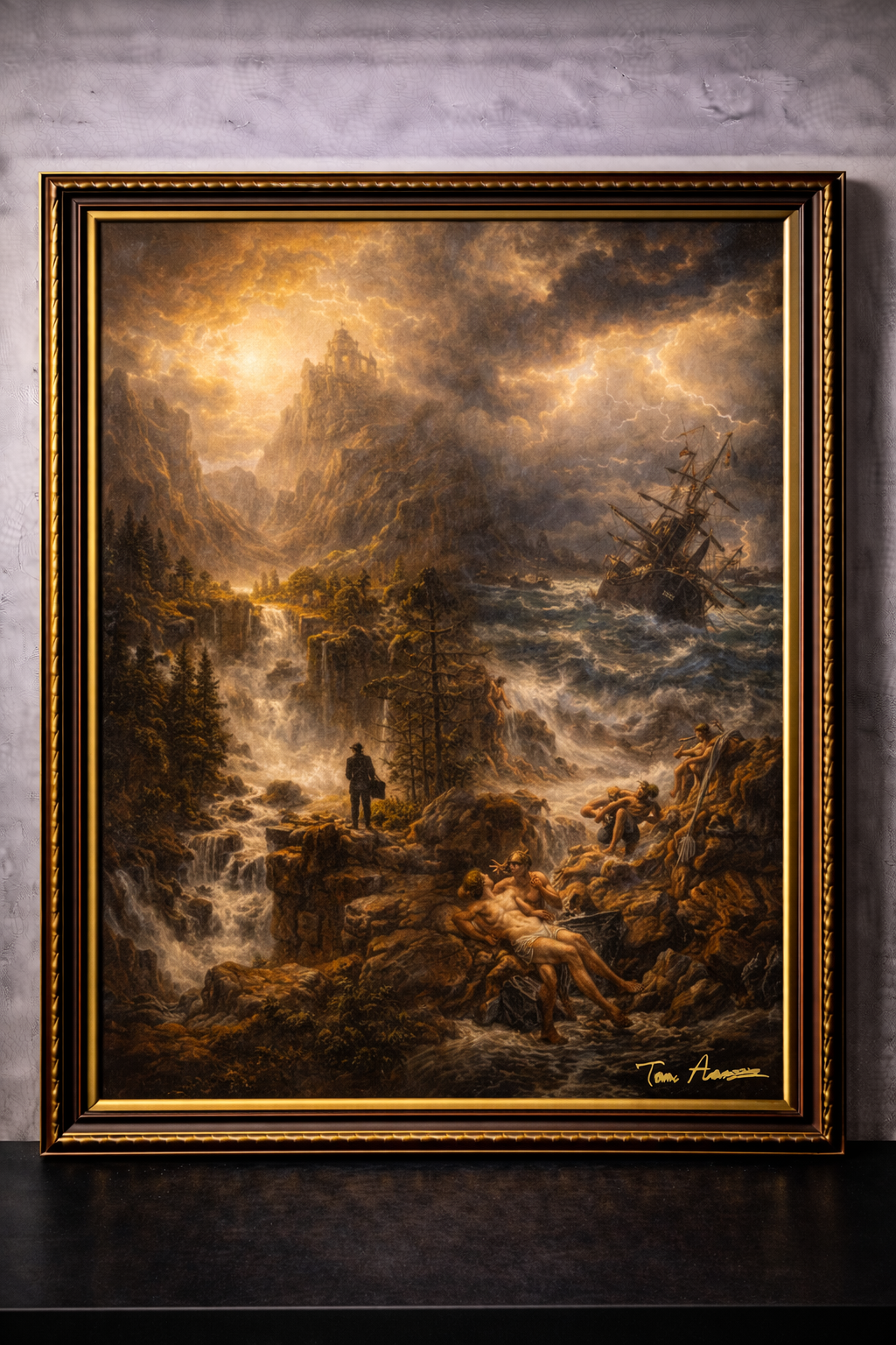 A tale of land and sea