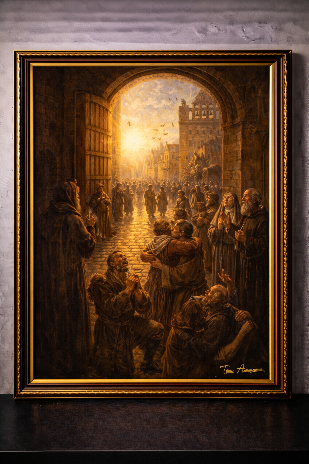 A city reborn from darkness