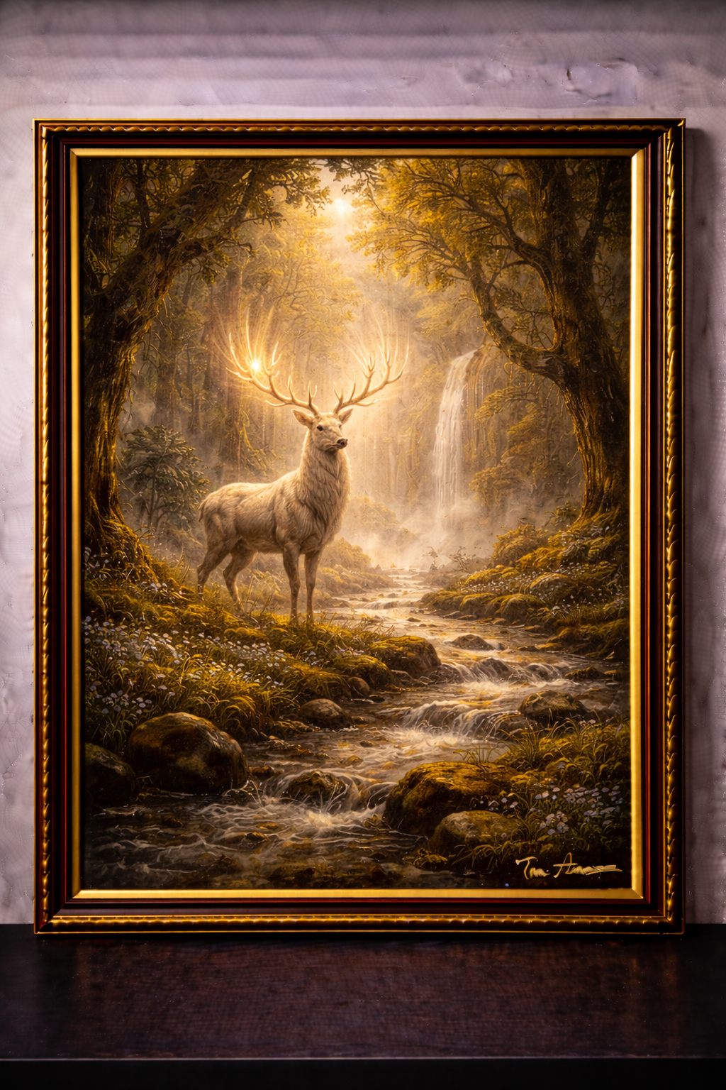 Enchanted morning in the forest