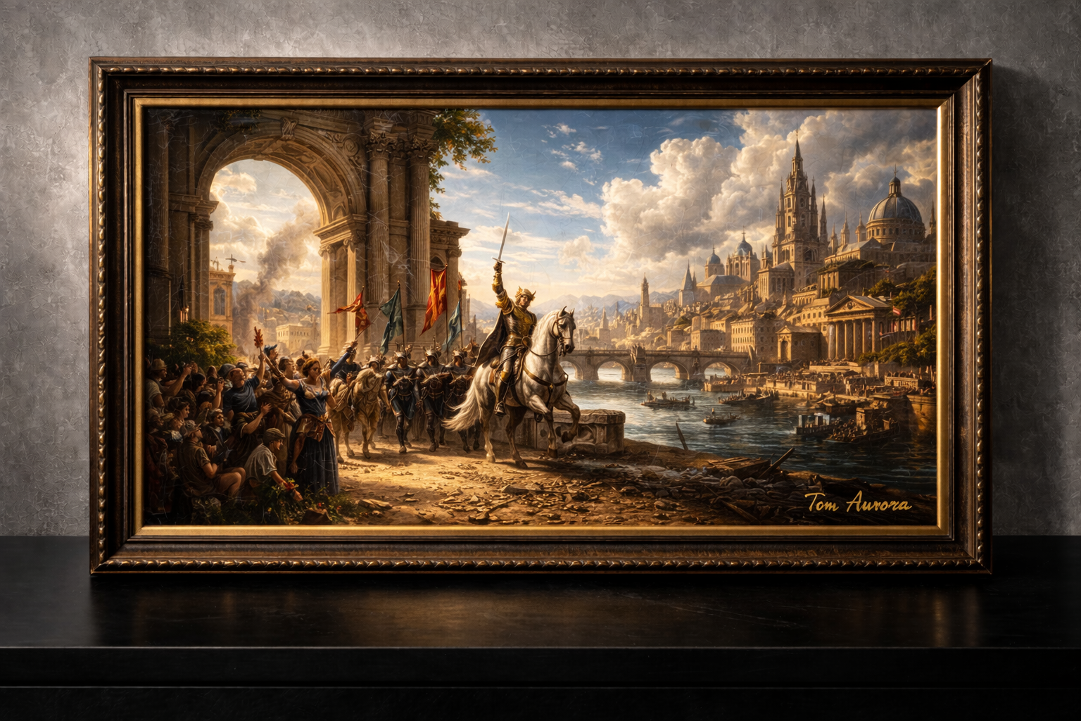 Triumphant return to the city